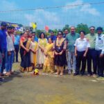 District level volleyball competition was organised in Life Career School.