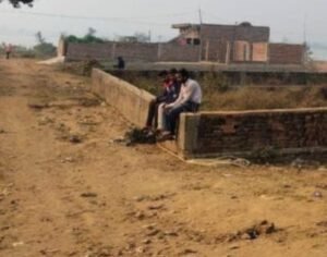 A view of Sleemanabad highlighting rampant illegal land plotting activities, fueled by the negligence of officials, leading to rising confidence among land mafias.