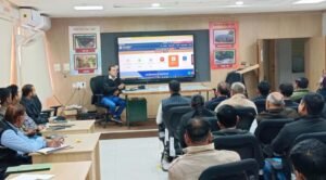 Training session for Level 1, Level 2, and district officials on the CM Helpline to enhance public service and grievance redressal.