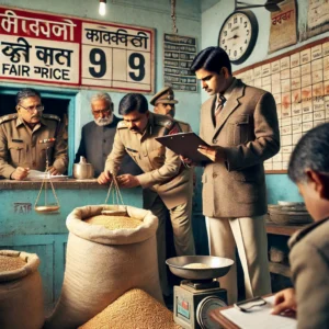 कटनी में उचित मूल्य दुकान पर 7.88 लाख रुपये के खाद्यान्न घोटाले की जांच जारी।