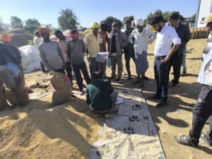 SDM Aqib Khan inspecting development progress from the Procurement Center, Health Center, and ITI Building, emphasizing areas of improvement."