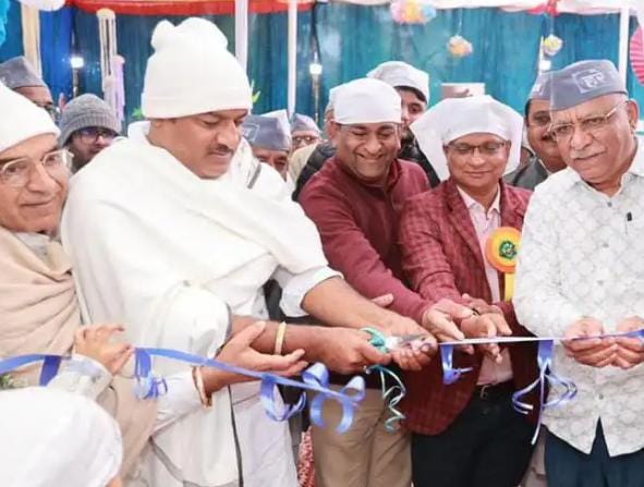 A vibrant scene from the Haremadhav Satguru Festival, honoring Hariraya Satguru Ishwarshah Sahib Ji's teachings.