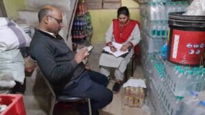 Food Safety Department conducting inspections and sample collection in Damoh"