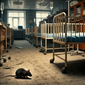 Rats spotted in the children’s ward of Mandla District Hospital, raising serious health concerns.