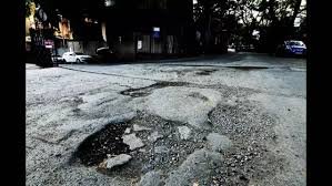 Damaged roads in Katni Reethi Tehsil causing hardships for locals.