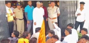 ABVP Protest Against St. Paul School Katni Over Fee Hike and Alleged Fraud