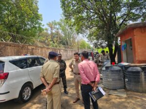 भारत-पाक तनाव के दौरान कटनी एसपी द्वारा ऑर्डिनेंस फैक्ट्री का सुरक्षा निरीक्षण