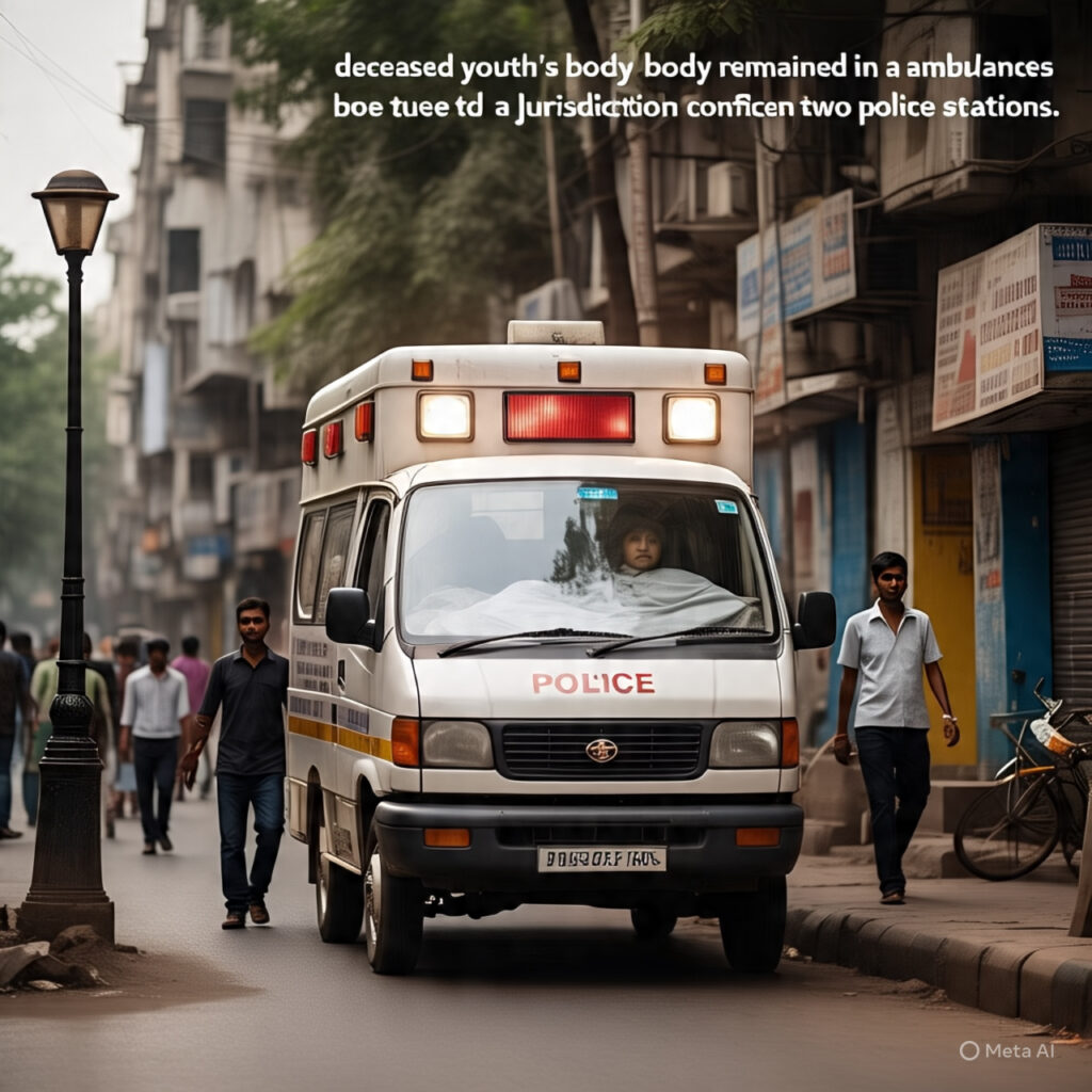 Dead body left in ambulance for hours due to police jurisdiction dispute in Vidisha