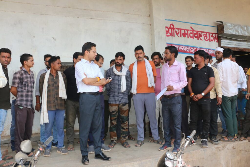 Collector raid at Ashoknagar wheat procurement center exposing corruption and negligence