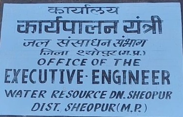 Illegal encroachment on Water Resources Department land in Girdharpur, Shyopur