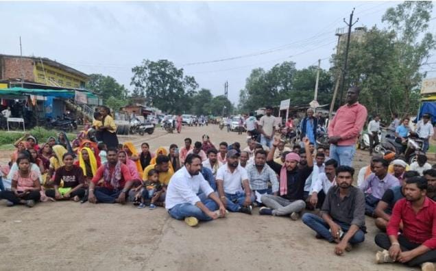 mpsamwad.com Tribal Protest Katni