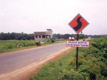 Rural road construction in Vidisha under PMGSY scheme connecting remote villages