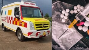 Ambulance caught smuggling mephedrone drugs in Mandsaur, seized by narcotics bureau team – mpsamwad.com