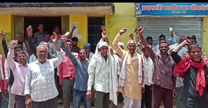 Rehti Tehsil Katni fertilizer shortage farmers mpsamwad.com