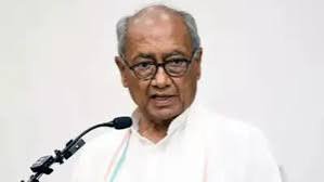 Digvijay Singh addressing media on fake voter scam and questioning Election Commission impartiality