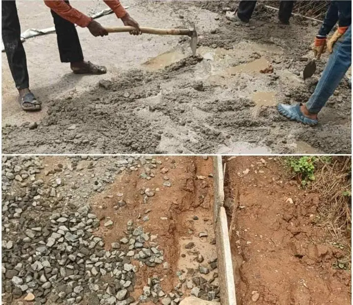 Poor quality road construction in Katni’s Imaliya Panchayat, gravel loosening due to corruption and negligence, villagers demanding action – mpsamwad.com