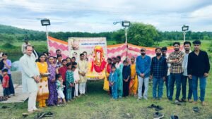 Ganesh Utsav procession in Gyaraspur with devotees celebrating unity, devotion, and cultural harmony – mpsamwad.com