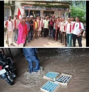 Police seizes 199 pouches of illegal liquor in Katni after organization’s tip-off, exposing liquor mafia and police failure