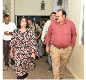 Katni Municipal Commissioner Tapasya Parihar taking charge, emphasizing anti-corruption measures and transparent governance