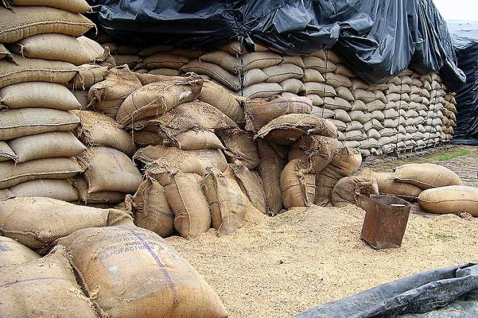 Corruption in Madhya Pradesh PDS system, ration diversion to liquor factories, food grains rotting in warehouses, malnutrition crisis among children