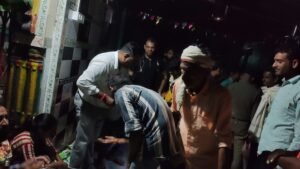 Villagers falling ill after eating adulterated ghee halwa prasad in Shivpuri’s Moharai village during feast.