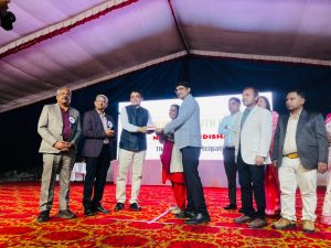 Students and doctors celebrating National Youth Day at Vidisha Medical College inspired by Swami Vivekananda