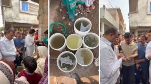 Opposition leader visits Indore affected area after deaths caused by contaminated drinking water