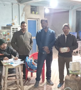 Food Safety Department raid on illegal milk packaging factory in Satna district Madhya Pradesh