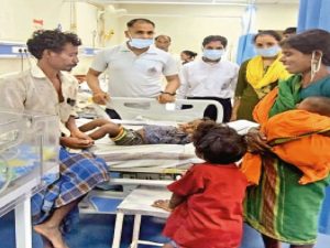 Balaghat health crisis: 56 children under treatment as patients arrive from 36 villages